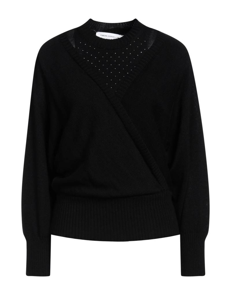 SIMONA CORSELLINI Pullover Damen Schwarz von SIMONA CORSELLINI