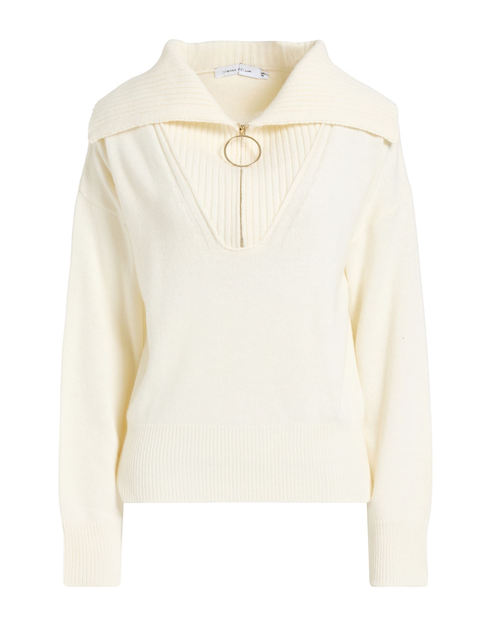 SIMONA CORSELLINI Rollkragenpullover Damen Elfenbein SIMONA CORSELLINI Rollkragenpullover Damen Elfenbein von SIMONA CORSELLINI