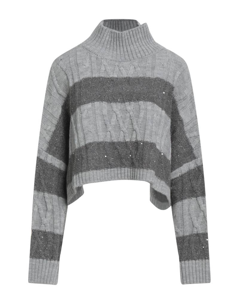 SIMONA CORSELLINI Rollkragenpullover Damen Grau von SIMONA CORSELLINI