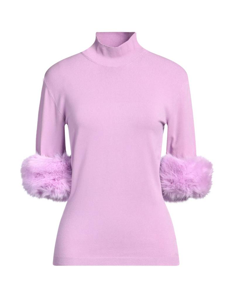 SIMONA CORSELLINI Rollkragenpullover Damen Lila von SIMONA CORSELLINI