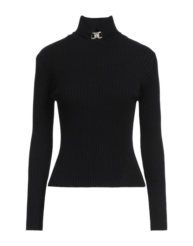 SIMONA CORSELLINI Rollkragenpullover Damen Schwarz von SIMONA CORSELLINI