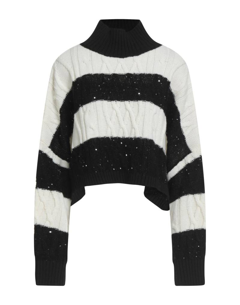 SIMONA CORSELLINI Rollkragenpullover Damen Schwarz von SIMONA CORSELLINI