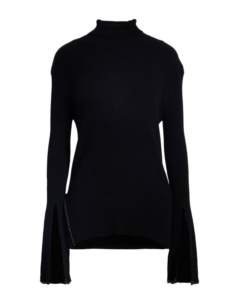 SIMONA CORSELLINI Rollkragenpullover Damen Schwarz von SIMONA CORSELLINI
