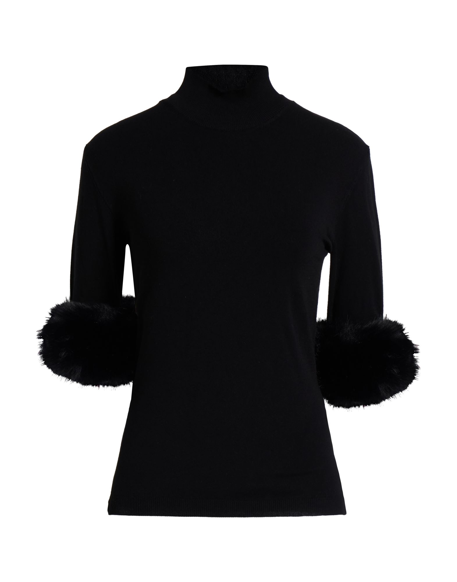 SIMONA CORSELLINI Rollkragenpullover Damen Schwarz SIMONA CORSELLINI Rollkragenpullover Damen Schwarz von SIMONA CORSELLINI