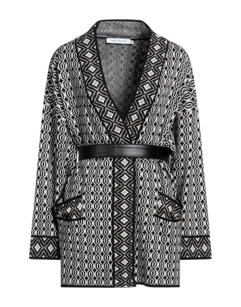 SIMONA CORSELLINI Strickjacke Damen Schwarz von SIMONA CORSELLINI