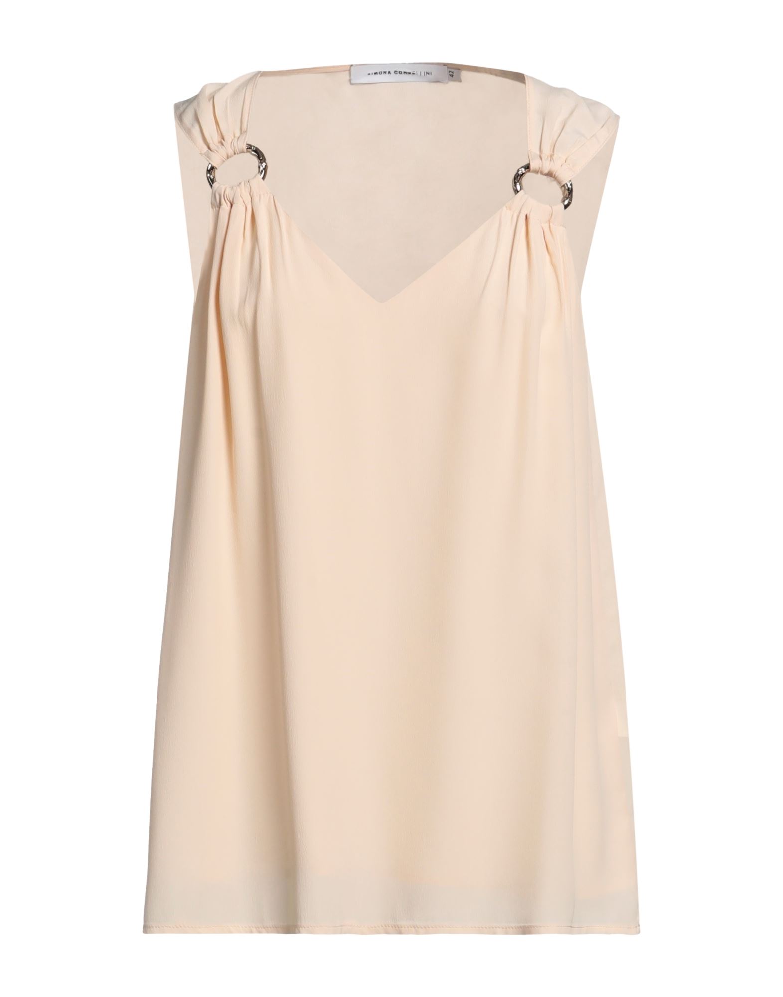 SIMONA CORSELLINI Top Damen Beige von SIMONA CORSELLINI