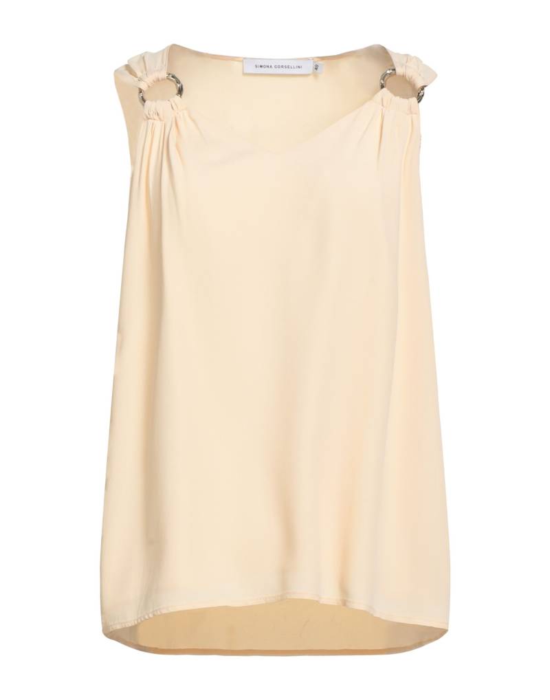 SIMONA CORSELLINI Top Damen Cremeweiß von SIMONA CORSELLINI