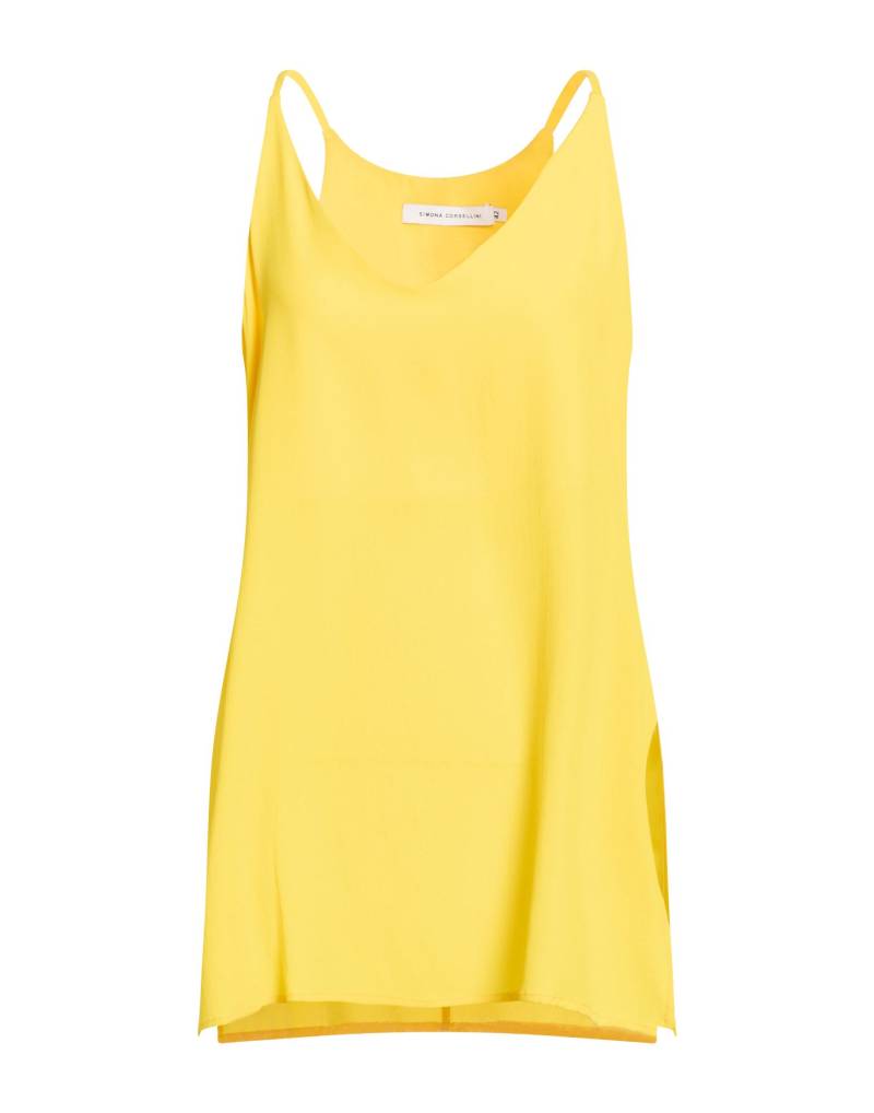 SIMONA CORSELLINI Top Damen Gelb von SIMONA CORSELLINI