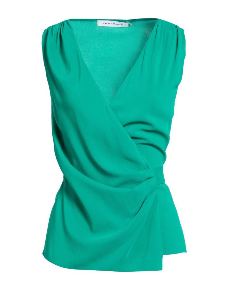 SIMONA CORSELLINI Top Damen Grün von SIMONA CORSELLINI