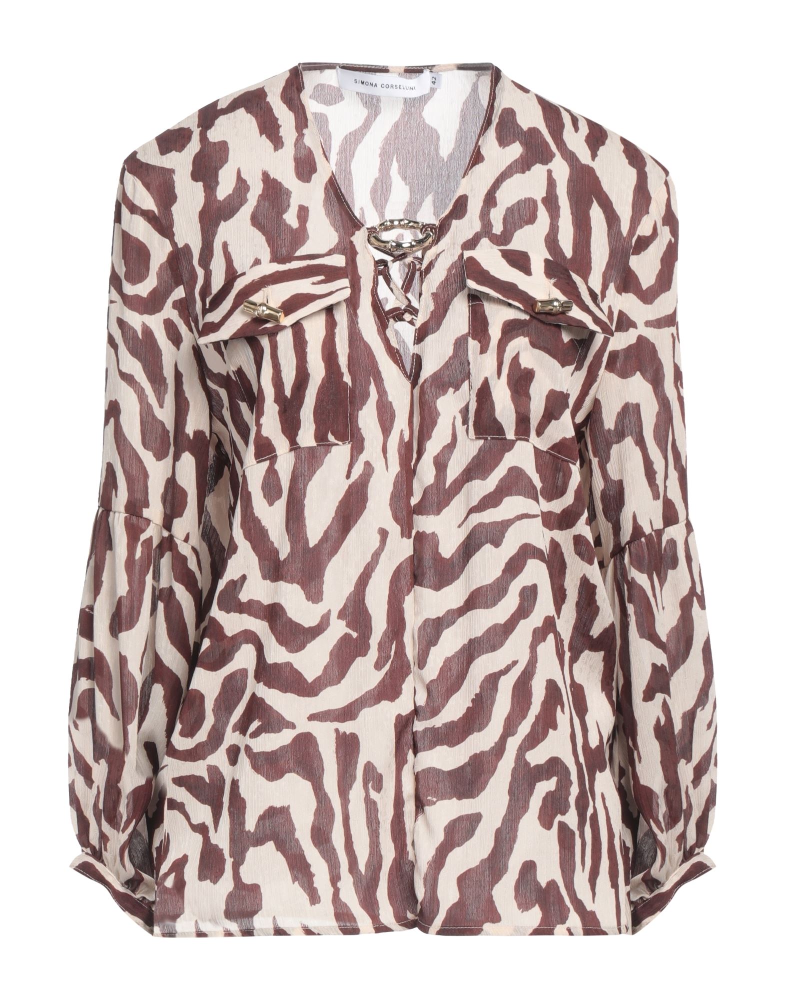 SIMONA CORSELLINI Top Damen Sand von SIMONA CORSELLINI