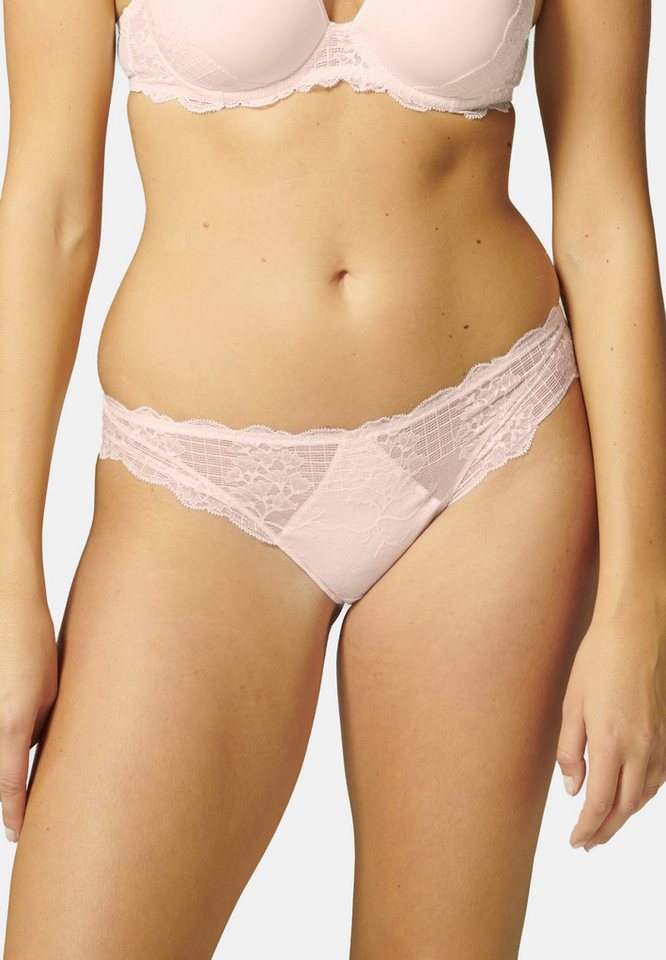 SIMONE PERELE Bikinislip Reve (1-St) Bikinislip - Leicht transparent - Florale Spitze, Glatte Rückseite von SIMONE PERELE