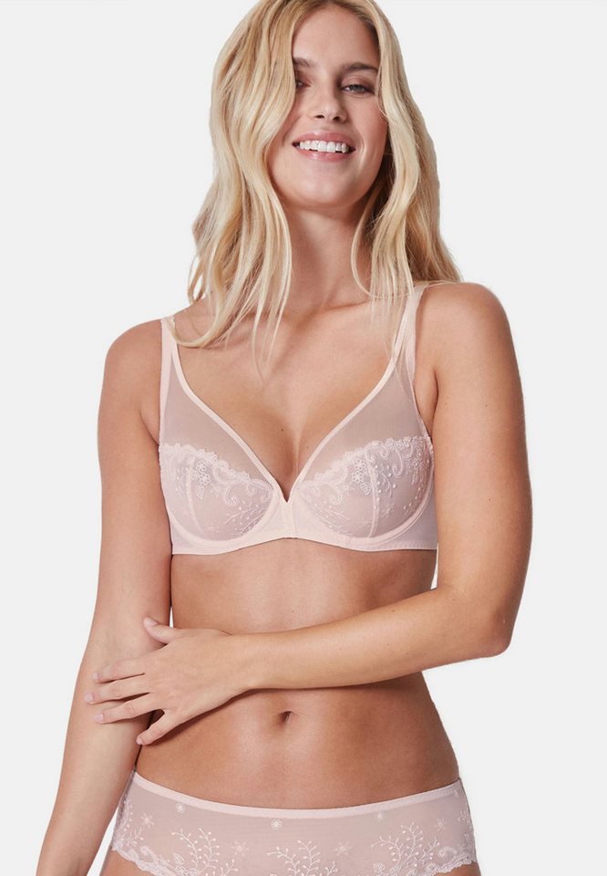 SIMONE PERELE Schalen-BH Délice (1-tlg) Triangel BH - Leicht transparent - Tiefer Mittelsteg von SIMONE PERELE