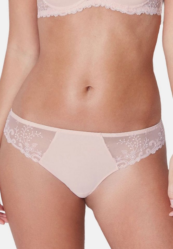 SIMONE PERELE T-String Délice (1-St) String - Leicht transparent - Zarte Stickerei auf transparentem Tüll von SIMONE PERELE