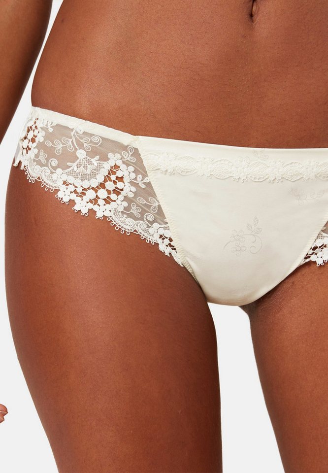 SIMONE PERELE T-String Wish (1-St) Tanga - Leicht transparent - Vorne blickdicht, Prachtvolle Stickerei von SIMONE PERELE