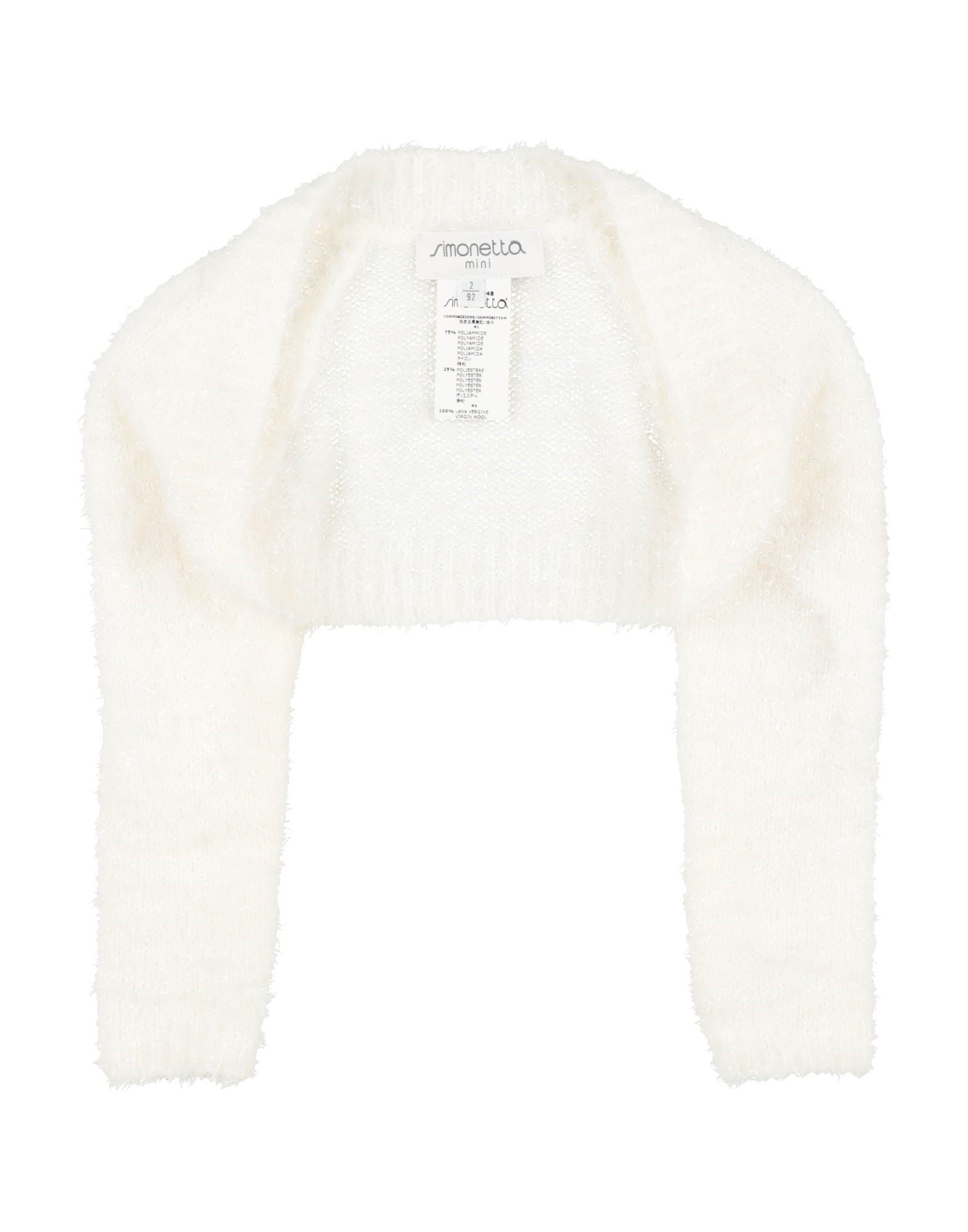 SIMONETTA MINI Wickelpullover Kinder Weiß von SIMONETTA MINI