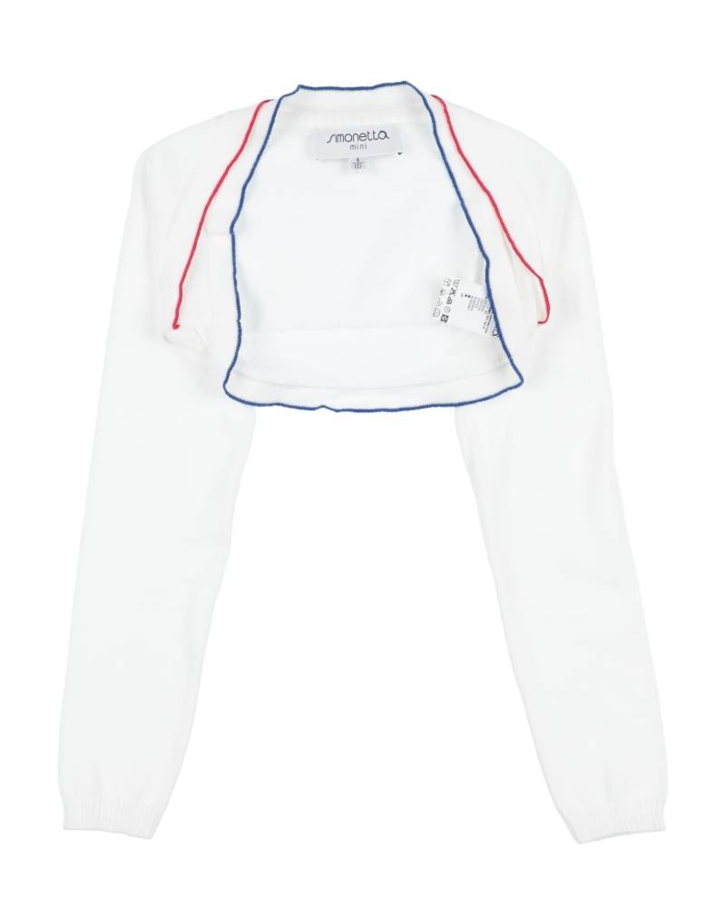 SIMONETTA MINI Wickelpullover Kinder Weiß von SIMONETTA MINI