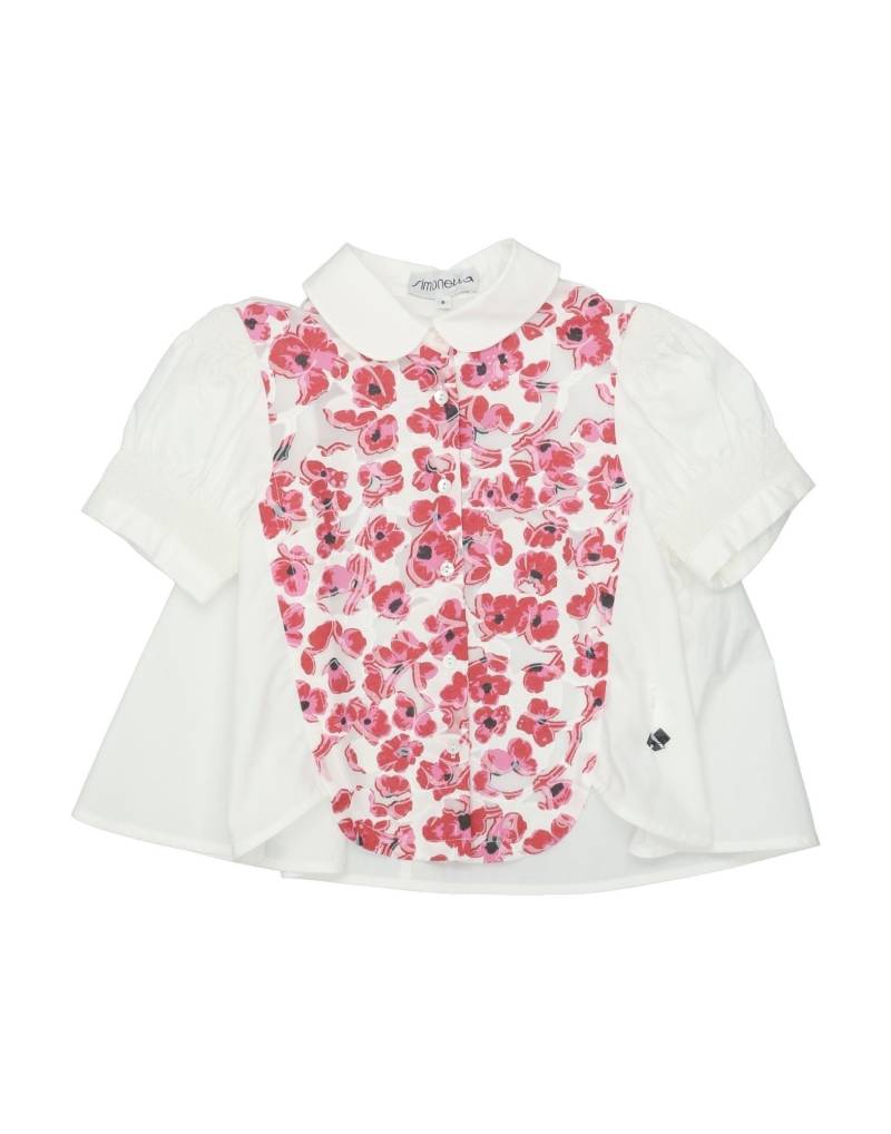 SIMONETTA Hemd Kinder Weiß von SIMONETTA