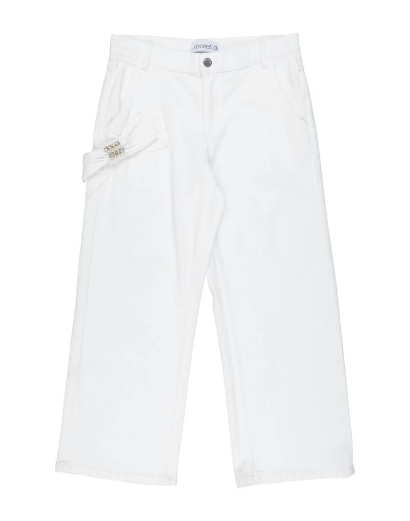 SIMONETTA Jeanshose Kinder Weiß von SIMONETTA