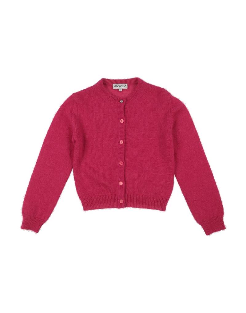 SIMONETTA Strickjacke Kinder Fuchsia von SIMONETTA
