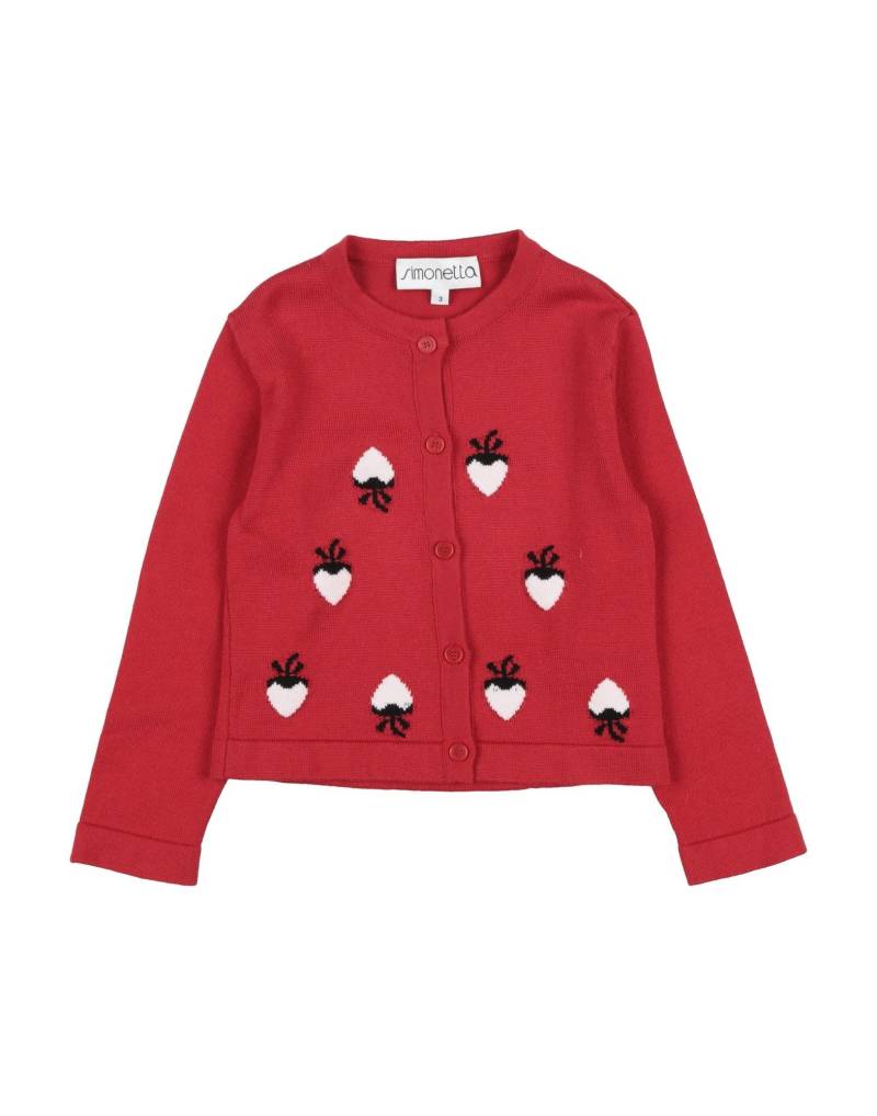 SIMONETTA Strickjacke Kinder Rot von SIMONETTA