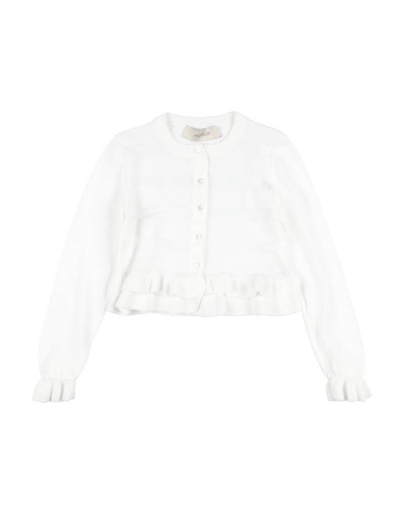 SIMONETTA Strickjacke Kinder Weiß von SIMONETTA