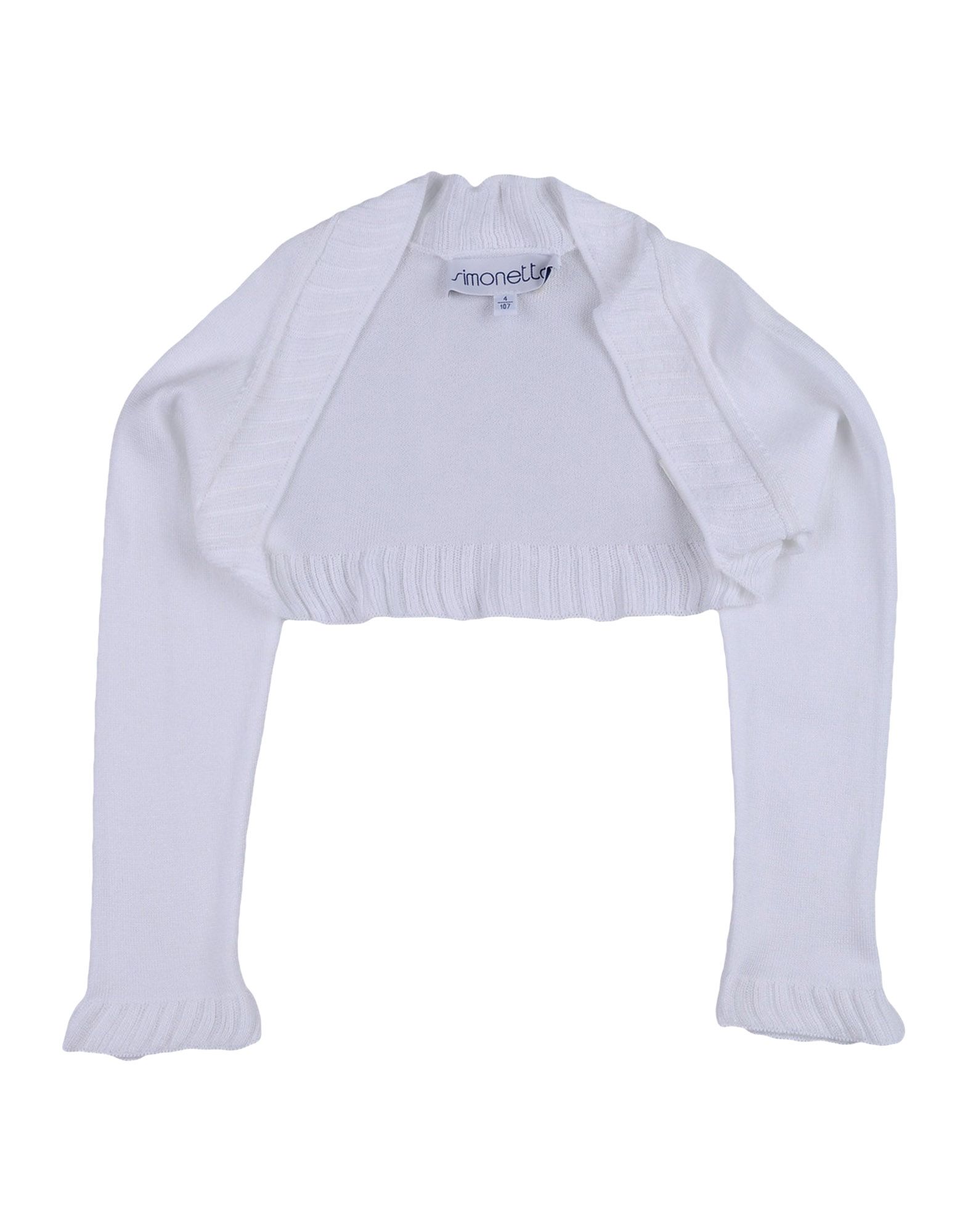 SIMONETTA Wickelpullover Kinder Weiß SIMONETTA Wickelpullover Kinder Weiß von SIMONETTA
