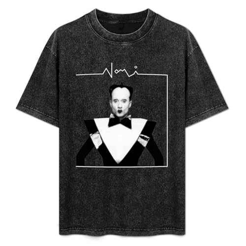 Retro Washed Fashion T Shirt for Men Women Klaus Nomi Antique Wash Unisex T-Shirts Black M Retro Washed Fashion T Shirt for Men Women Klaus Nomi Antique Wash Unisex T-Shirts Black M von SIMOROL