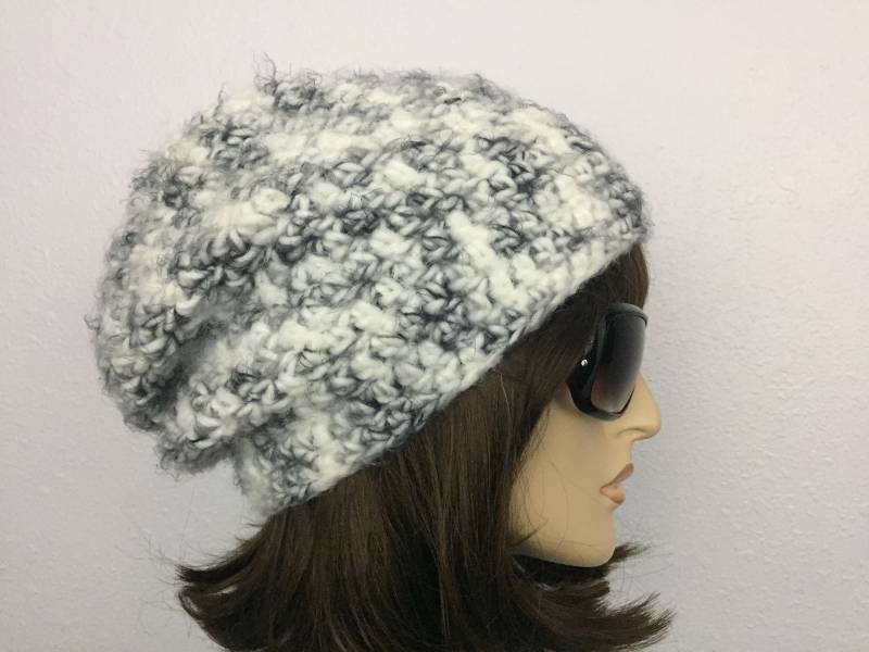 Frauen Häkelmütze Chunky Slouchy Beanie Damen Accessoires Herbst Mode Winter-Hut von SIMPATICOUS