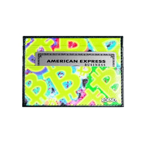 SIMPLYMDRN Kartenetui - Zubehör - Kreditkartenetui - Coole Geldbörse für Herren - Kunstleder Dünne Brieftasche - Ultra Slim, BIT-C Gelb, Kartenetui mit Bargeldfach von SIMPLYMDRN