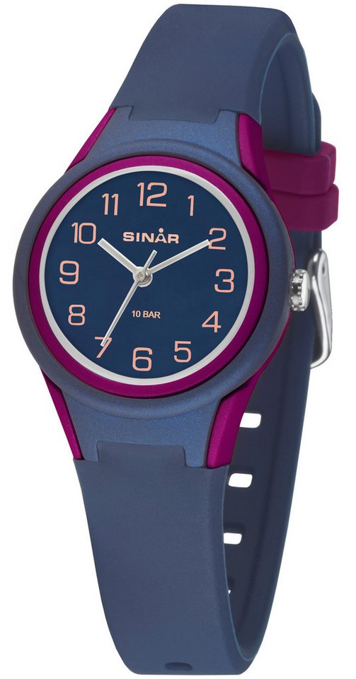 SINAR Quarzuhr XB-47-22, Armbanduhr,Kinderuhr Jungen,Mädchen,Geschenkidee, bis 10 bar wasserd. von SINAR