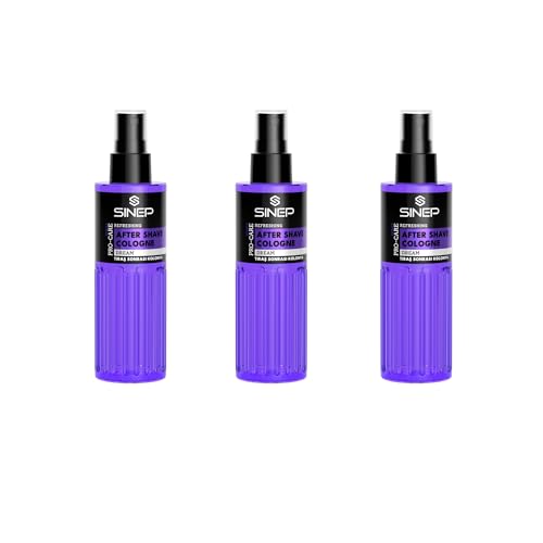 SINEP After Shave Cologne Dream - Kühlendes Gefühl & langanhaltende Frische - Maskuliner After Shave Splash für Männer, 150 ml × 3 von SINEP