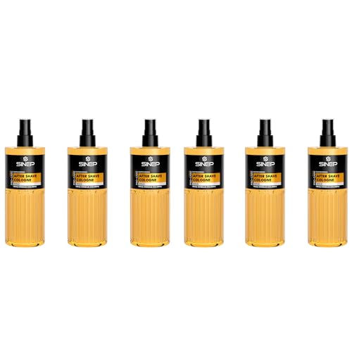 SINEP After Shave Cologne Gold – Kühlendes Gefühl & langanhaltende Frische – Kräftiger maskuliner Duft – 400 ml × 6 SINEP After Shave Cologne Gold – Kühlendes Gefühl & langanhaltende Frische – Kräftiger maskuliner Duft – 400 ml × 6 von SINEP