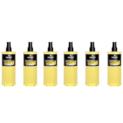 SINEP After Shave Cologne Lemon - Kühlendes Gefühl & langanhaltende Frische - Ausdrucksstarker maskuliner Duft - 400 ml × 6 SINEP After Shave Cologne Lemon - Kühlendes Gefühl & langanhaltende Frische - Ausdrucksstarker maskuliner Duft - 400 ml × 6 von SINEP