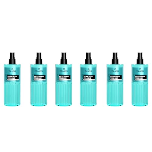SINEP After Shave Cologne Turquoise - Kühlendes Gefühl & langanhaltende Frische - Ausdrucksstarker maskuliner Duft - 400 ml × 6 SINEP After Shave Cologne Turquoise - Kühlendes Gefühl & langanhaltende Frische - Ausdrucksstarker maskuliner Duft - 400 ml × 6 von SINEP