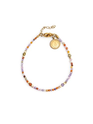 SINGULARU - Crystal Summer Armband. Edelstahl mit 18 Kt Vergoldeter Beschichtung und Kristalle. Schmuck für Damen. von SINGULARU