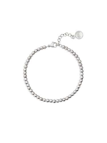 SINGULARU - Pebbles L Armband. Edelstahl mit Silberfarbener Beschichtung. Schmuck für Damen. von SINGULARU