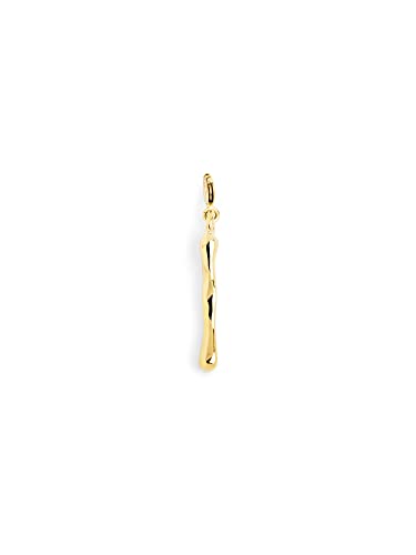 SINGULARU - Letter XL Charm. Messing mit 18 Kt Vergoldeter Beschichtung. Schmuck für Damen. Buchstabe I. von SINGULARU