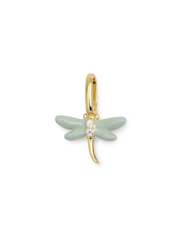 SINGULARU - Libellen Charm. Sterlingsilber mit 18 Kt Vergoldeter Beschichtung und Emaille und Zirkonia. Schmuck für Damen. SINGULARU - Libellen Charm. Sterlingsilber mit 18 Kt Vergoldeter Beschichtung und Emaille und Zirkonia. Schmuck für Damen. von SINGULARU