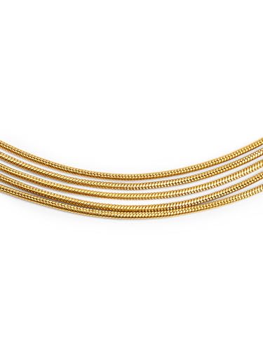 SINGULARU - Cleopatra Choker. Edelstahl mit 18 Kt Vergoldeter Beschichtung. Schmuck für Damen. von SINGULARU