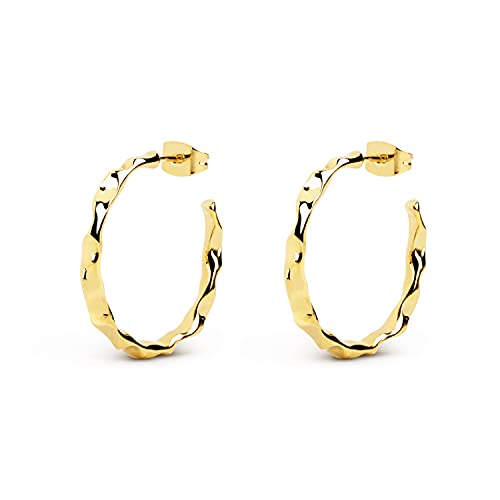 SINGULARU - Lake Creolen. Messing mit 18 Kt Vergoldeter Beschichtung. Schmuck für Damen. von SINGULARU