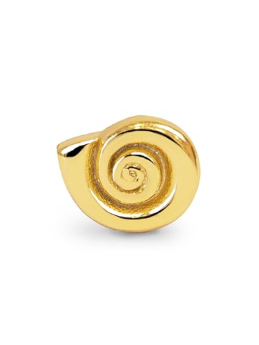 SINGULARU - Einzelner Ohrring Costa. Sterlingsilber mit 18 kt Goldbeschichtung. Schmuck für Damen. von SINGULARU
