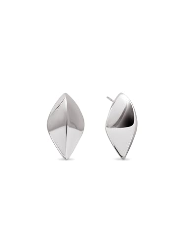 SINGULARU - Gio Ohrringe. Messing mit Rhodiumbeschichtung. Schmuck für Damen von SINGULARU