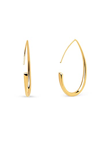 SINGULARU - Drop Arch Ohrringe. Sterlingsilber mit 18 Kt Vergoldeter Beschichtung. Schmuck für Damen. von SINGULARU