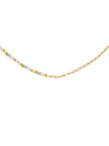 SINGULARU - Halskette Chic Nora. Edelstahl mit 18K vergoldung und Glas. Schmuck für Damen. SINGULARU - Halskette Chic Nora. Edelstahl mit 18K vergoldung und Glas. Schmuck für Damen. von SINGULARU