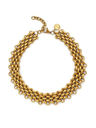 SINGULARU - Halskette Galea. Edelstahl mit 18K vergoldung. Schmuck für Damen. von SINGULARU
