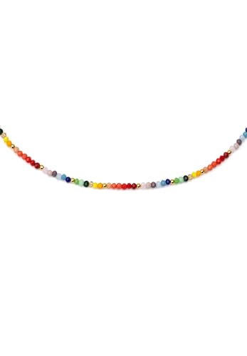 SINGULARU - Halskette Rainbow Crystals. Edelstahl mit 18K vergoldung und Kristalle. Schmuck für Damen. SINGULARU - Halskette Rainbow Crystals. Edelstahl mit 18K vergoldung und Kristalle. Schmuck für Damen. von SINGULARU