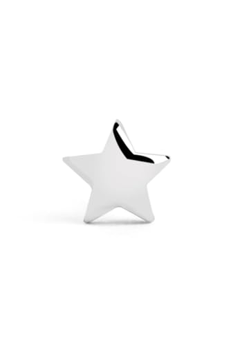 SINGULARU - Loser Ohrring Mini Star Silber - Ohrring in 925 Sterlingsilber mit Rhodiumbeschichtung - Steckverschluss - Loser Ohrring - Damenschmuck von SINGULARU