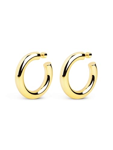 SINGULARU - Ohrringe El Kairo. Edelstahl mit 18 Karat Vergoldung. Druckverschluss. Damenschmuck von SINGULARU