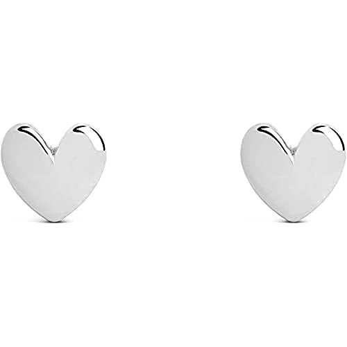 SINGULARU - Ohrringe Hearts Gold - Ohrringe in 925 Sterlingsilber mit 18kt Vergoldung - Ohrringe Ohrsteckerverschluss - Damenschmuck von SINGULARU