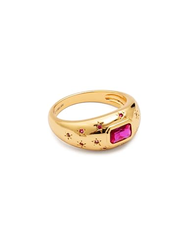 SINGULARU - Ring Charlotte Fuchsie. Messing mit 18K vergoldung und Zirkoniaia. Schmuck für Damen. Ringgröße 52. SINGULARU - Ring Charlotte Fuchsie. Messing mit 18K vergoldung und Zirkoniaia. Schmuck für Damen. Ringgröße 52. von SINGULARU